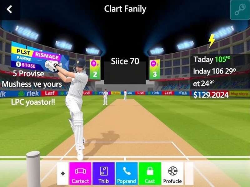 VR Cricket Supreme Master batting interface