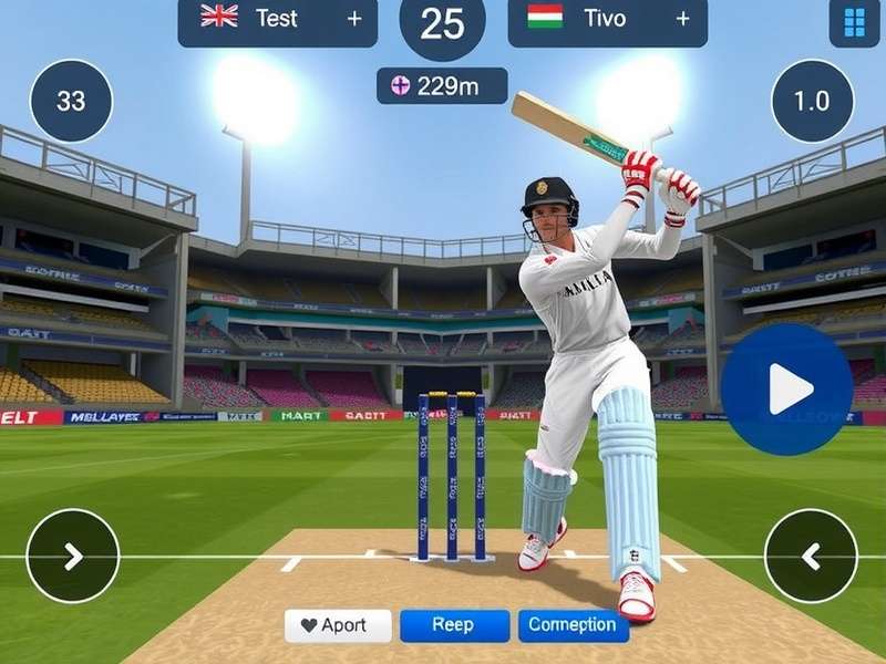 VR Cricket Supreme Master gameplay screenshot